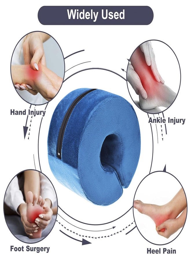 BXT Leg Elevation Pillow Foot Ankle Protector Cushion Foot Foam Elevator Anti-Bedsore Zipper Removable Cover Foot Elevation Pillow Wedge Leg Elevation Support Pad Preventing from Ulcers & Sores & Pressure - Image 5